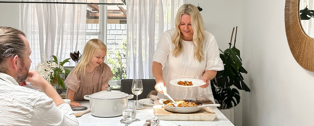 Mother's Day Dinner Table with Family