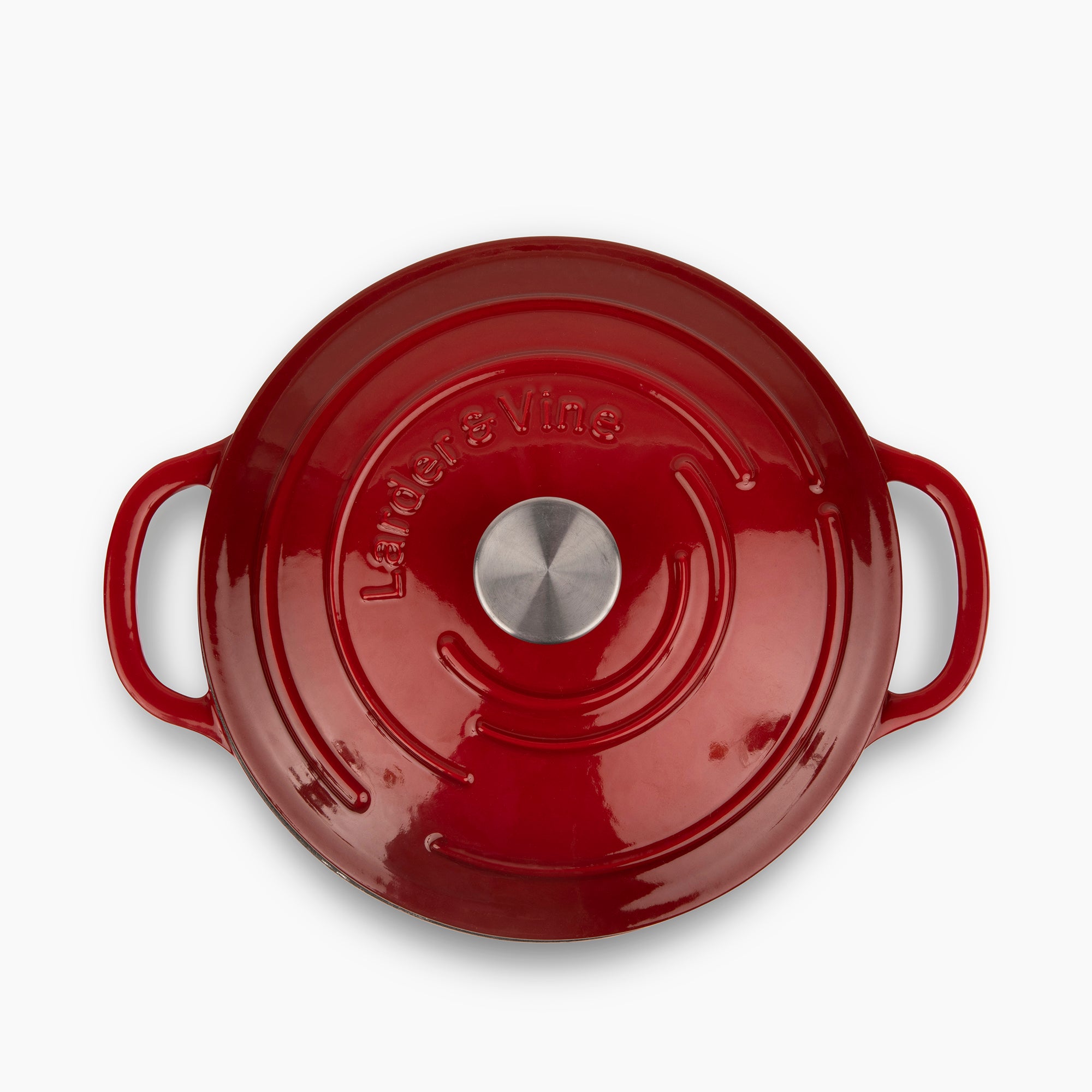 Larder & Vine 9 Piece Enameled Cast Iron Cookware Set, Oven Safe and  Compatible with all Cooktops – includes 3.6 Qt Braiser, 5.7 QT and 8 QT  Dutch
